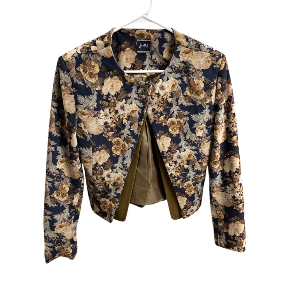 Vintage Y2K Juelle Floral velvet jacket Blazer size L